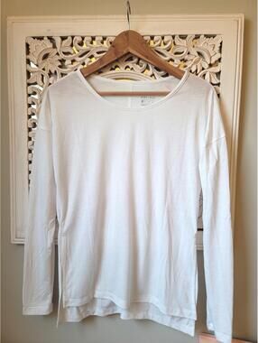 Nike Dri-FIT Long Sleeve Shirt White XS